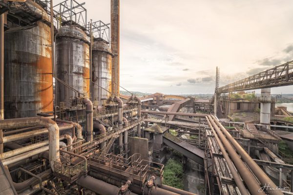 Photographie d'une vieille usine