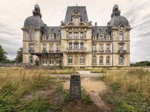 Photographie du château de mercy de face
