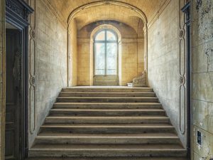 Photographie d'une fenêtre d'un château.