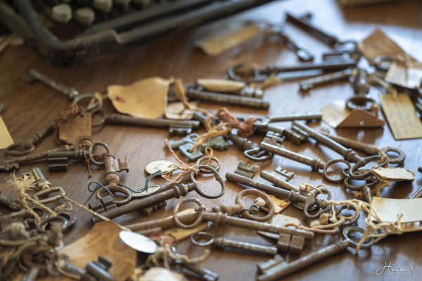Photographie de vieilles clés rouillées