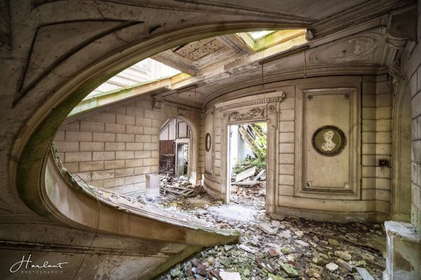 Photographie d'un accès du Château de Rotonde.