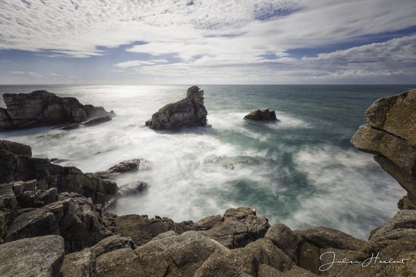 Photographie d'un bord de plage.