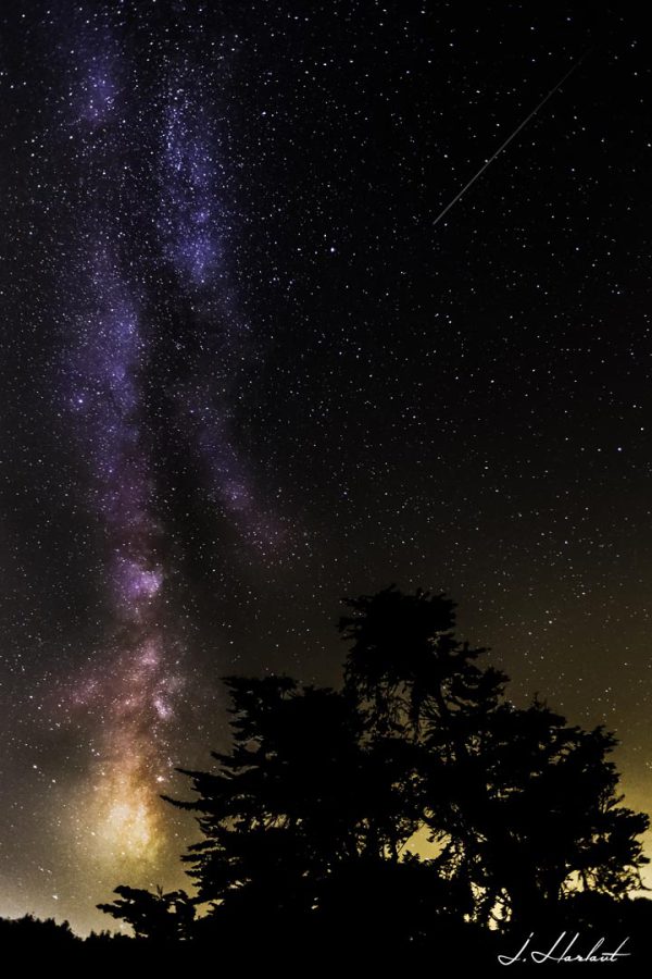 Photographie d'un ciel étoilé