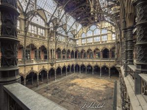 Photographie de la Chambre du Commerce d'Anvers, en Belgique.
