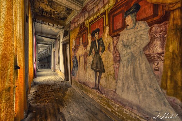 Photographie des fresques du Château Sécession.